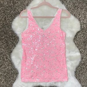 J Crew Sequin top